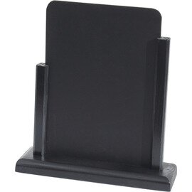 Tischaufsteller • Holz schwarz L 185 mm H 260 mm Produktbild