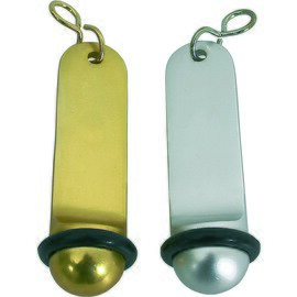 Schlüsselanhänger Zinkguss goldfarben L 110 mm Produktbild