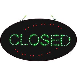 LED Schild,"OPEN" / "CLOSED", umschalbar, Farbe: rot /grün, 68 x 38 cm Produktbild 1 S