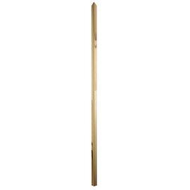 Kantenschoner matt Messing spitz  | 1250 mm  x 25 mm  H 25 mm Produktbild