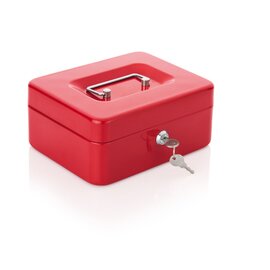 Geldkassette rot Schließsystem mechanisch  L 200 mm Produktbild