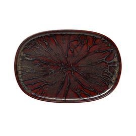 Platte ONE AMAZONAS oval Steinzeug 330 mm x 230 mm Produktbild