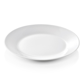 Teller Blanko Porzellan weiß flach Ø 190 mm Produktbild