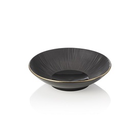 Schale MAYA KURO | Porzellan schwarz | 0,5 ltr Ø 190 mm H 45 mm Produktbild