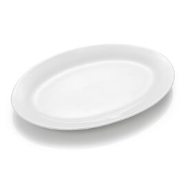 Restposten | Bratenplatte ASOLIA Porzellan weiß oval | 230 mm  x 165 mm Produktbild