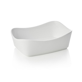 Salatschälchen Porzellan weiß | 0,25 ltr | 100 mm x 100 mm H 55 mm Produktbild