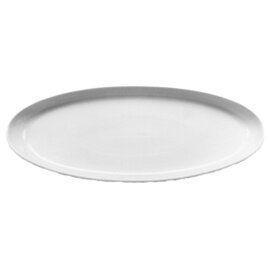 Platte Porzellan weiß oval  L 650 mm  x 290 mm Produktbild