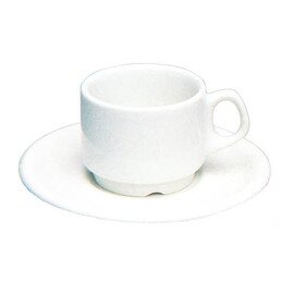 Untertasse Porzellan weiß Ø 125 mm Produktbild