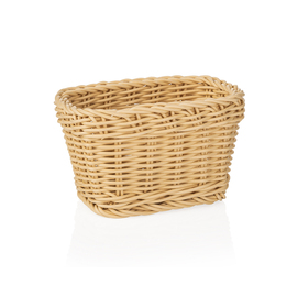 Tischkorb PP beige rechteckig | 170 mm x 110 mm H 90 mm Produktbild