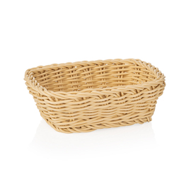 Tischkorb PP beige rechteckig | 190 mm x 130 mm H 60 mm Produktbild