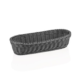 Baguettekorb grau | 400 mm x 160 mm H 80 mm Produktbild