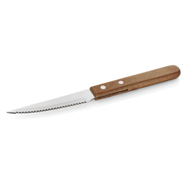 Steakmesser | Pizzamesser | Holzgriff braun Sägeschliff  L 210 mm Produktbild