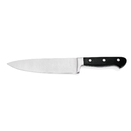 Kochmesser KNIFE 61 | glatter Schliff Edelstahl | Klingenlänge 20 cm | Griffausführung genietet Produktbild