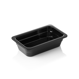 Gastronormbehälter GN 1/4 | GN 65 BLACK | Melamin schwarz H 65 mm Produktbild
