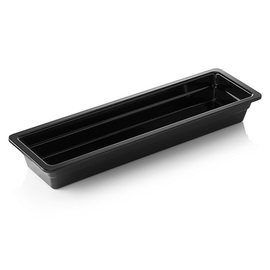 Gastronormbehälter GN 2/4 | GN 65 BLACK | Melamin schwarz H 65 mm Produktbild