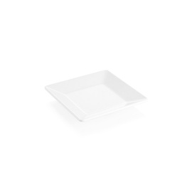 Teller DAY & NIGHT Melamin | quadratisch weiß | 180 mm x 180 mm Produktbild