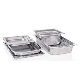 Gastronormbehälter GN 2/3  x 40 mm GN 72 Edelstahl gelocht Produktbild