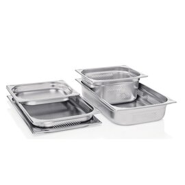 Gastronormbehälter GN 2/3  x 100 mm GN 72 gelocht Edelstahl Produktbild