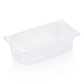 Gastronormbehälter GN 1/3  x 65 mm GN 84 Polypropylen transparent Produktbild