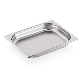 Gastronormbehälter GN 1/2 x 40 mm | Edelstahl GN 91 | Boden gelocht Produktbild
