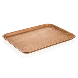 Tablett rutschfest rechteckig | 590 mm x 450 mm H 25 mm Produktbild