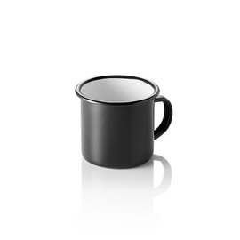 Henkelbecher | GRACE WAS | 350 ml Ø 90 mm H 80 mm Emaille Produktbild