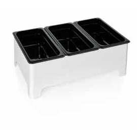 Buffet-Station Edelstahl | 540 mm  x 335 mm  H 200 mm Produktbild