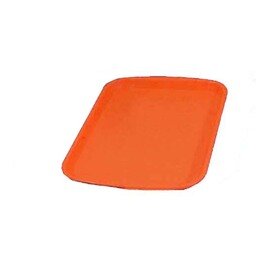 Tablett, Polypropylen, orange, 36,5 x 27 cm, mit Randverstärkung und Stapelnocken Produktbild