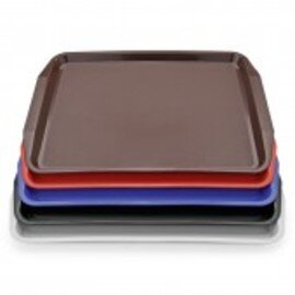 Tablett grau rechteckig | 443 mm  x 315 mm Produktbild
