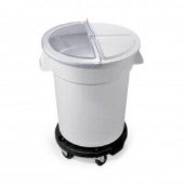 Zutatenbehälter | Lagerbehälter weiß 76 ltr Ø 490 mm H 580 mm Produktbild