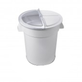 RESTPOSTEN | Zutatenbehälter | Lagerbehälter weiß 38 ltr Ø 400 mm H 430 mm Produktbild