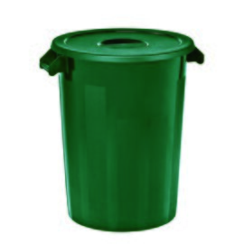 Zutatenbehälter | Lagerbehälter grün 670  Ø 515 mm  H 670 mm Produktbild