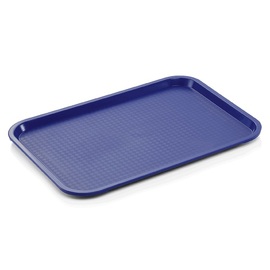 Tablett blau rechteckig | 350 mm  x 270 mm Produktbild