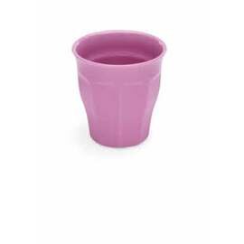 Kaffeebecher 165 ml Melamin rosa mit Relief Ø 73 mm  H 77 mm Produktbild