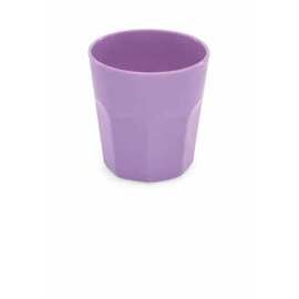 Kaffeebecher 250 ml Melamin lila mit Relief Ø 80 mm  H 80 mm Produktbild