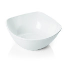 Schale 390 ml Melamin weiß 122 mm  x 122 mm  H 55 mm Produktbild