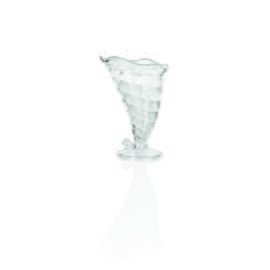 Eisbecher 410 ml Polycarbonat Mehrweg transparent mit Relief Ø 125 mm  H 178 mm Produktbild