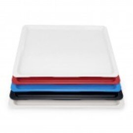 Euronorm Tablett Polyester blau rechteckig | 530 mm  x 370 mm Produktbild