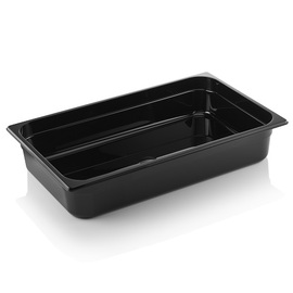 Gastronorm Behälter GN 1/1 | GN 96 BLACK | Polycarbonat schwarz H 100 mm Produktbild