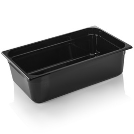 Gastronorm Behälter GN 1/1 | GN 96 BLACK | Polycarbonat schwarz H 150 mm Produktbild