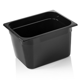 Gastronorm Behälter GN 1/2 | GN 96 BLACK | Polycarbonat schwarz H 200 mm Produktbild
