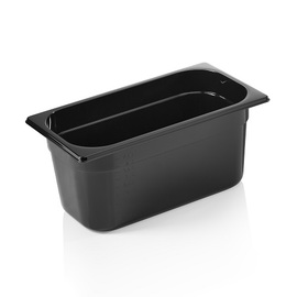 Gastronorm Behälter GN 1/3 | GN 96 BLACK | Polycarbonat schwarz H 150 mm Produktbild