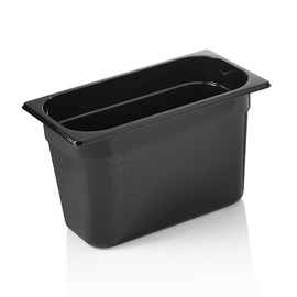 Gastronorm Behälter GN 1/3 | GN 96 BLACK | Polycarbonat schwarz H 200 mm Produktbild