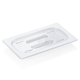 GN Deckel 1/4 GN 96 Black, transparent, Polycarbon Produktbild