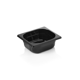 Gastronorm Behälter GN 1/6 | GN 96 BLACK | Polycarbonat schwarz H 65 mm Produktbild
