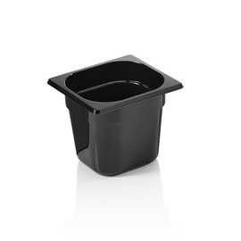 Gastronorm Behälter GN 1/6 | GN 96 BLACK | Polycarbonat schwarz H 150 mm Produktbild