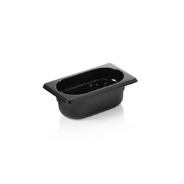 Gastronorm Behälter GN 1/9 | GN 96 BLACK | Polycarbonat schwarz H 65 mm Produktbild