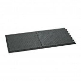 Fußbodenmatte-System Endstück schwarz | 78 cm  x 71 cm  H 1,2 cm | erweiterbar Produktbild