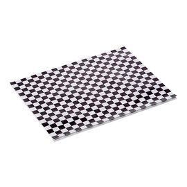 Burgerpapier Wrap & Go weiß | schwarz kariert | 250 mm x 200 mm Produktbild