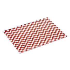 Burgerpapier Wrap & Go rot | weiß kariert | 250 mm x 200 mm Produktbild